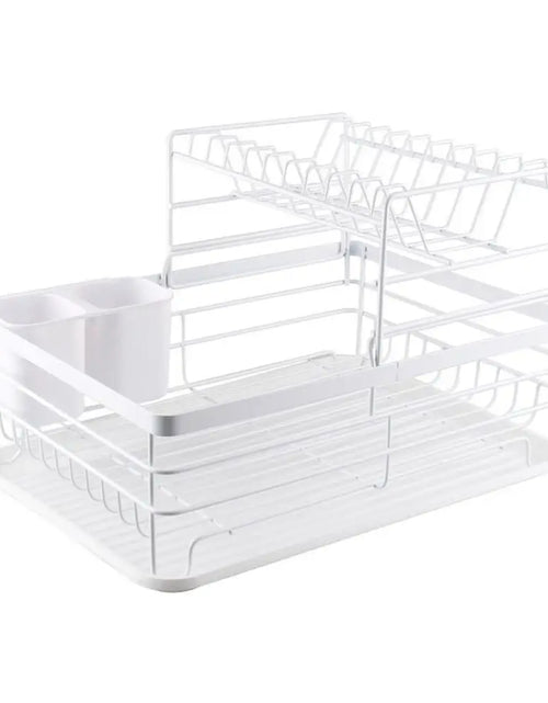 Load image into Gallery viewer, Dish Drying Rack Drainer Storage Rack 2 Layers Iron Tableware Organizer Kitchen Tools for Bowl Dishes Chopsticks
