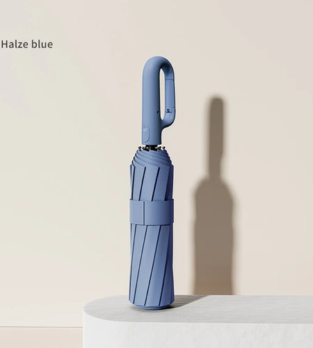 Extra Large Reinforced Wind-Resistant Rain-Resistant Dual-Purpose Uv-Resistant Fully Automatic Ring-Buckle Umbrella