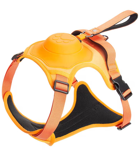 Dog Collar Harness for Medium Large Dogs Explosion-Proof Punch Breathable Adjustable Pet Harness Vest Outdoor Outdoor Training