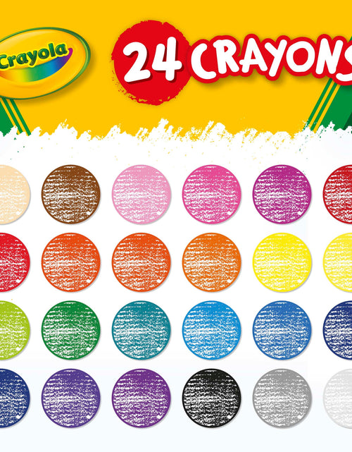 Load image into Gallery viewer, (4 Pack)  Crayons, 24 Count, Back to School Supplies, Classroom Supplies, Assorted Classic Colors, Gifts
