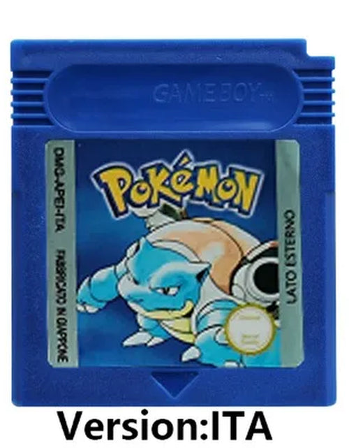 Load image into Gallery viewer, GBC 16-Bit Game Video Game Cartridge Console Card Pokemon Red Blue Crystal Golden Green Silver Yellow with Multi-Language
