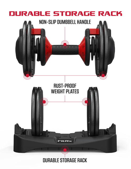 Load image into Gallery viewer, (2 Pack)  Smartbell, 25Lbs. Quick-Select 9 in 1 Adjustable Dumbbell for Home Gym, 5-25Lbs. Weight in 2.5Lbs Increments
