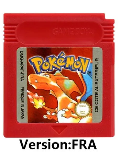 Load image into Gallery viewer, GBC 16-Bit Game Video Game Cartridge Console Card Pokemon Red Blue Crystal Golden Green Silver Yellow with Multi-Language
