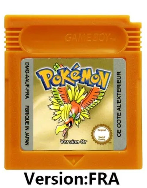 Load image into Gallery viewer, GBC 16-Bit Game Video Game Cartridge Console Card Pokemon Red Blue Crystal Golden Green Silver Yellow with Multi-Language
