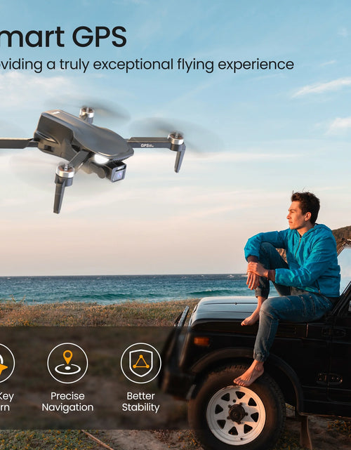 Load image into Gallery viewer, L500 Pro GPS Drone with 4K HD Camera for Adults and Beginners, FPV RC Quadcopter with Brushless Motor, 5G WIFI Transmission, 2 Batteries, Black
