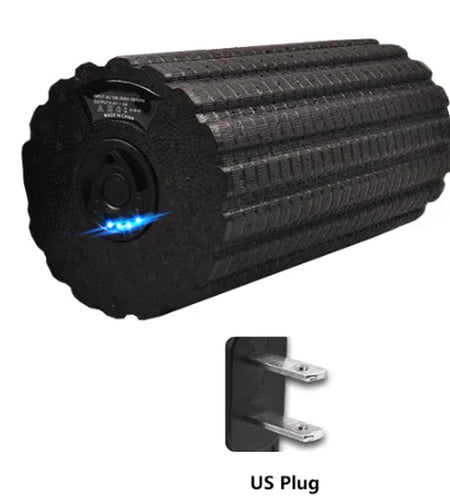 Foam Shaft Electric Foam Roller Yoga Home Gym Vibration Massage 4 Speeds Column Muscle Relax Deep Tissue USB Rechargeable