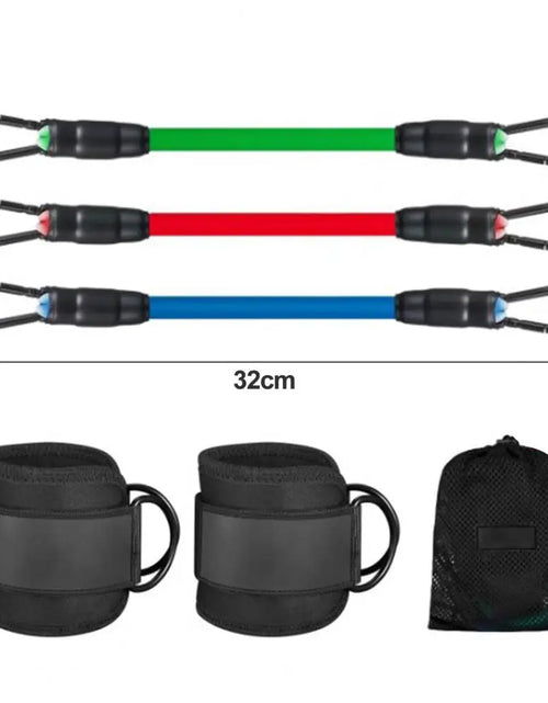 Load image into Gallery viewer, Ankle Resistance Bands Workout Resistance Bands Adjustable Ankle Resistance Band Set with Fastener Tape for Leg for Strength
