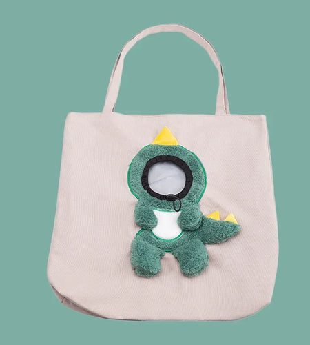 Pet Canvas Travel Bag Shoulder Outdoor Carrier Bag Cats and Dogs Tote Bag Small Pet Carrier Bag Fashionable Breathable