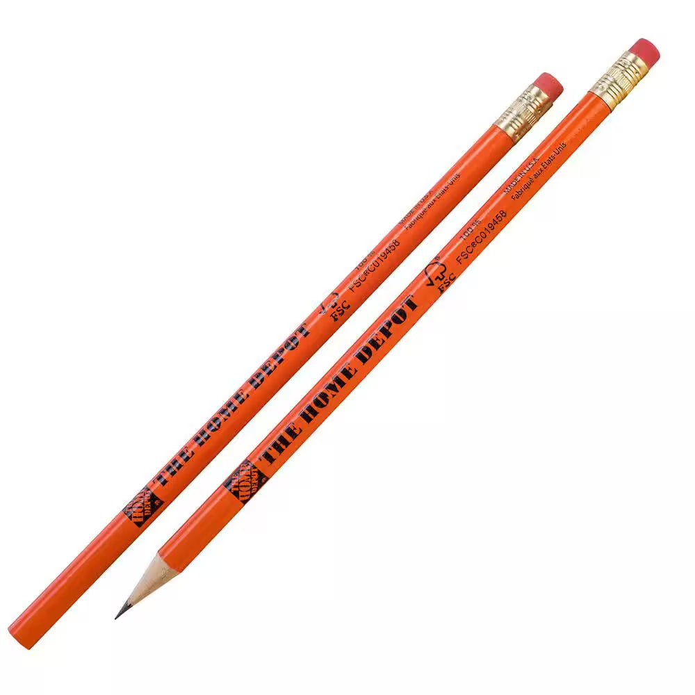 Round Pencils with Pro-Sharp Sharpener (15-Pack)