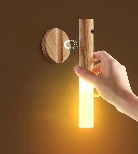 Lntelligent Human Body Induction Night Light LED Rechargeable Corridor Cabinet Wall Light Household Toilet Wall Induction