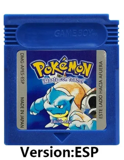 Load image into Gallery viewer, GBC 16-Bit Game Video Game Cartridge Console Card Pokemon Red Blue Crystal Golden Green Silver Yellow with Multi-Language
