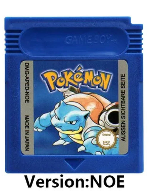 Load image into Gallery viewer, GBC 16-Bit Game Video Game Cartridge Console Card Pokemon Red Blue Crystal Golden Green Silver Yellow with Multi-Language
