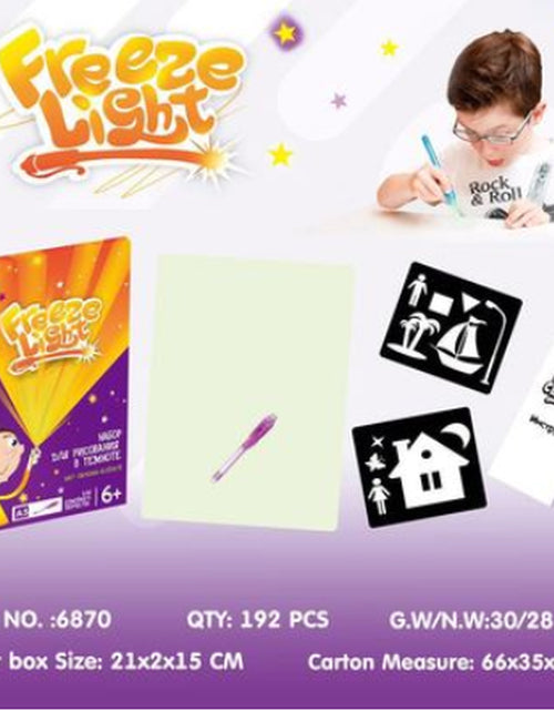 Load image into Gallery viewer, Educational Toy Drawing Pad 3D Magic 8 Light Effects Puzzle Board Sketchpad
