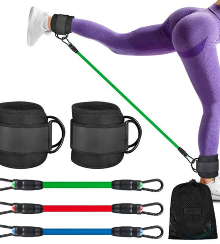 Ankle Resistance Bands Workout Resistance Bands Adjustable Ankle Resistance Band Set with Fastener Tape for Leg for Strength
