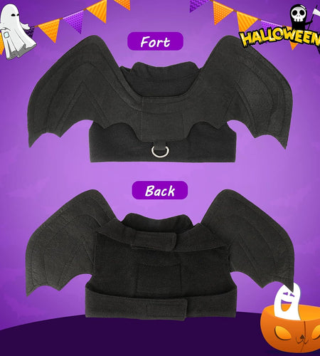 Cat Halloween Costume - Halloween Bat Wings Pet Costumes for Small Dogs Cats Halloween Party Small