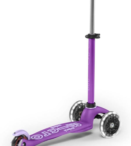 Kickboard - Mini Deluxe LED 3-Wheeled, Lean-To-Steer, Swiss-Designed  Scooter for Preschool Kids with LED Light-Up Wheels, Ages 2-5