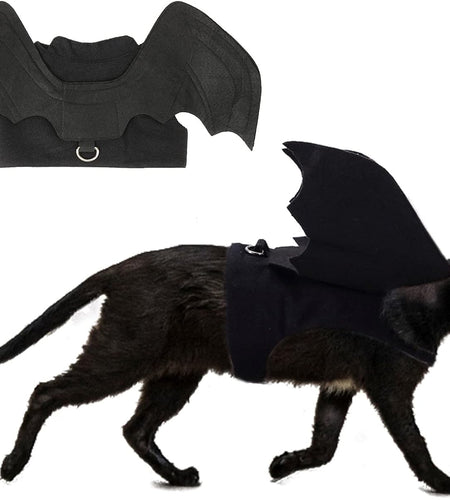 Cat Halloween Costume - Halloween Bat Wings Pet Costumes for Small Dogs Cats Halloween Party Small