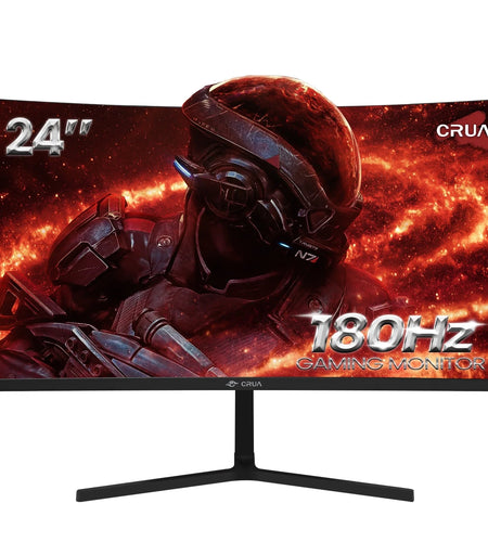 24" FHD 75Hz Curved Computer Monitor,1080P Narrow Bezel Office Monitor,99% Srgb,Freesync, Hdmi,White