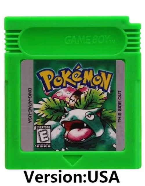 Load image into Gallery viewer, GBC 16-Bit Game Video Game Cartridge Console Card Pokemon Red Blue Crystal Golden Green Silver Yellow with Multi-Language
