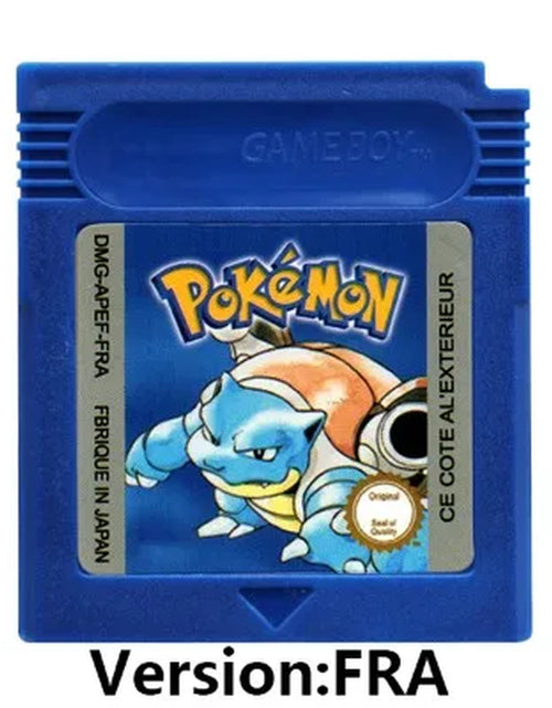 Load image into Gallery viewer, GBC 16-Bit Game Video Game Cartridge Console Card Pokemon Red Blue Crystal Golden Green Silver Yellow with Multi-Language
