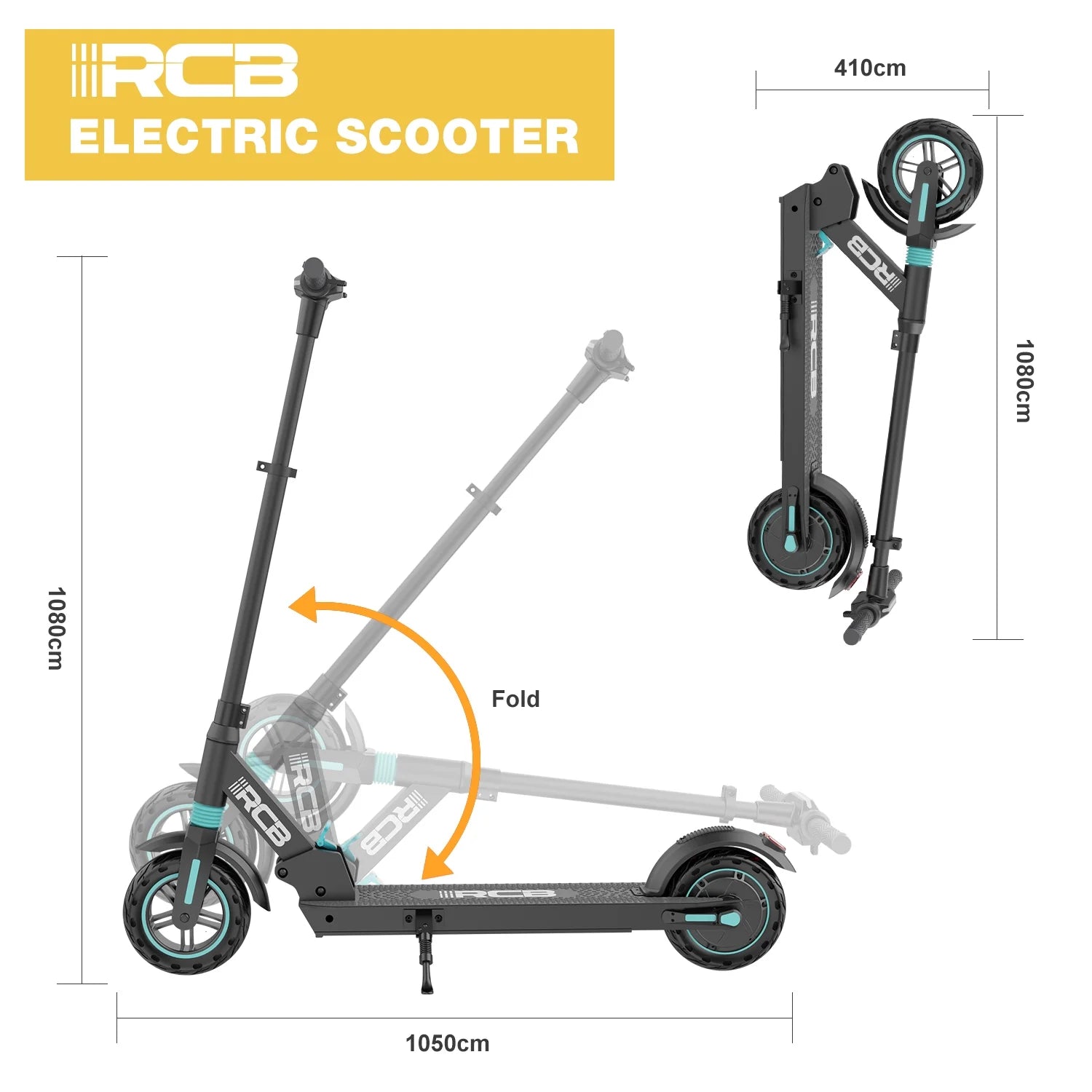 Motor R13 Electric Scooter R13 - 350W Motor,15Mph Top Speed, 8