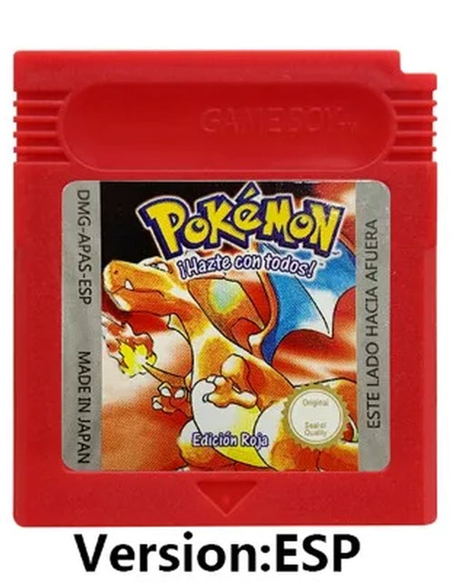 Load image into Gallery viewer, GBC 16-Bit Game Video Game Cartridge Console Card Pokemon Red Blue Crystal Golden Green Silver Yellow with Multi-Language
