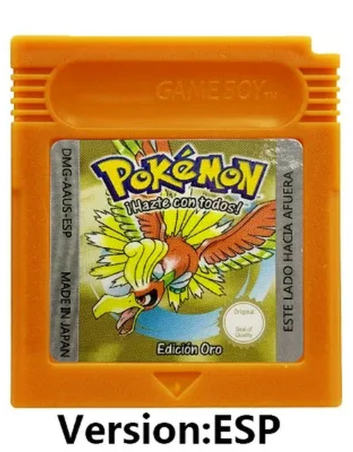 Load image into Gallery viewer, GBC 16-Bit Game Video Game Cartridge Console Card Pokemon Red Blue Crystal Golden Green Silver Yellow with Multi-Language
