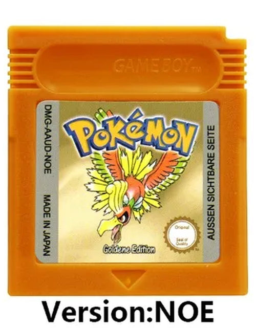 Load image into Gallery viewer, GBC 16-Bit Game Video Game Cartridge Console Card Pokemon Red Blue Crystal Golden Green Silver Yellow with Multi-Language
