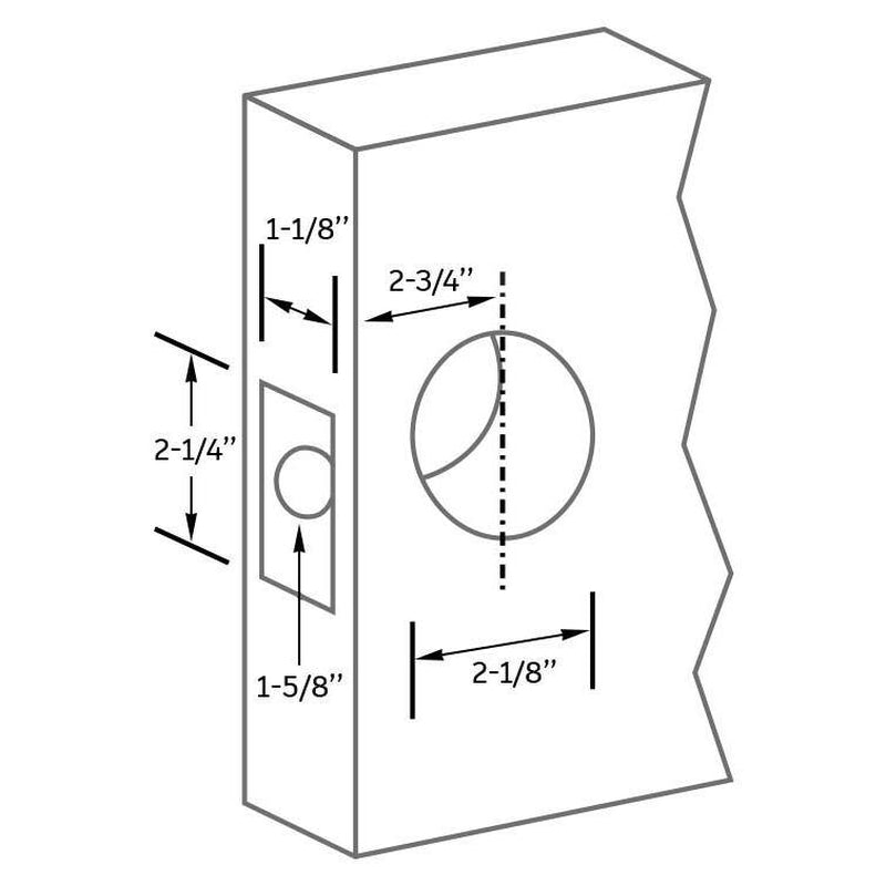 700 Series Grade 2 Bright Brass Double Cylinder Deadbolt